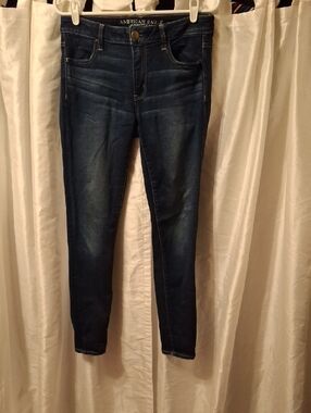 American Eagle Outfitters Dark Navy Skinny Jeans